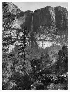 Yosemite Falls from the south side, Yosemite National Park, ca.1900-1930