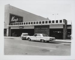 Entrance to 5th Street Parking Garage, Santa Rosa, California, 1964