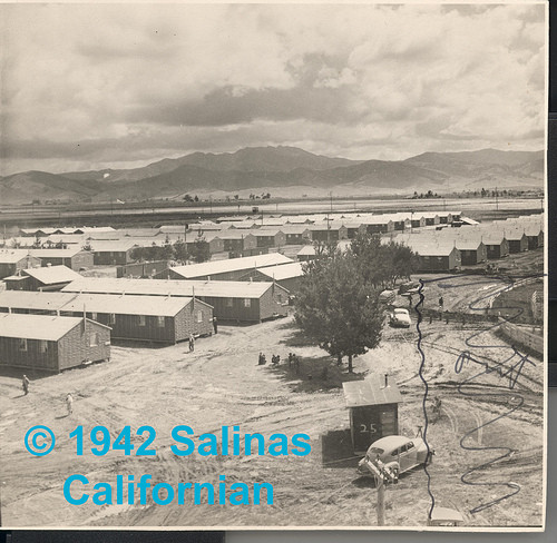 Japanese Relocation Camp, Salinas, California, Ph527, ©1942 Salinas Californian