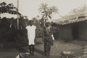 Gilbert - rescued from death & another patient, Nigeria, ca. 1934