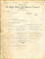 Letter from George I. Cochran to Walter Lindley