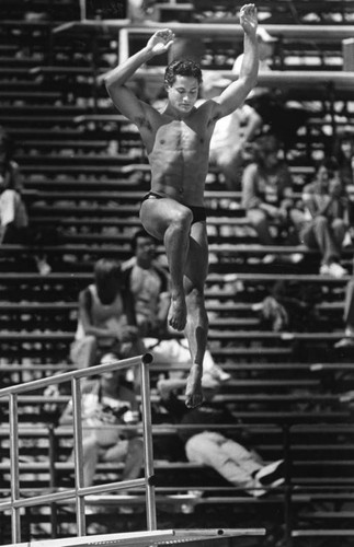 Springboard diving finals, 1984 Olympics