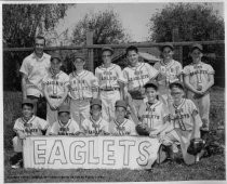 Little League team phnoto of the "Eaglets", date unknown