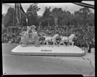 Burbank wins Sweepstakes Prize at Tournament of Roses Parade, Pasadena, 1939