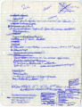 Handwritten notes, Bruce Herschensohn, November-December, 1963