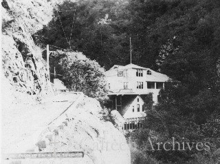 Mt. Lowe Railway--Pavilion and Electric Road, Rubio Canyon