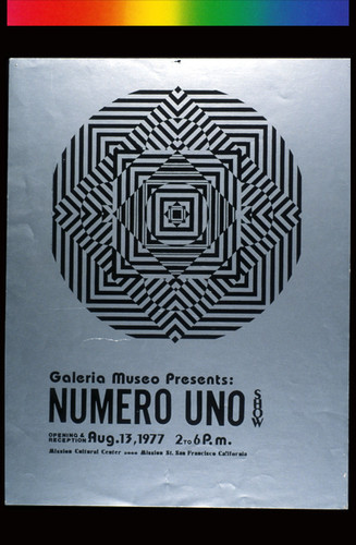 Numero Uno Show, Announcement Poster for
