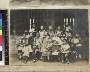 Pupils at the Girls' School, Quanzhou, ca. 1897
