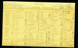 WPA household census for 1007 W 11TH ST, Los Angeles