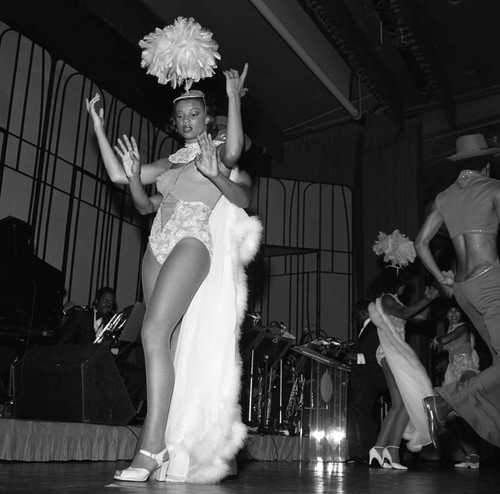 Dancers performing during the NAACP Image Awards, Los Angeles, 1978