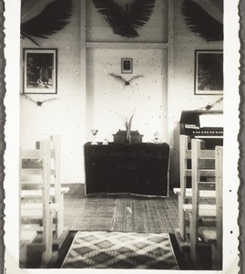 Inneres des neuen Kirchleins in Nangaboelik (26.Aug. 1934)