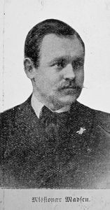Christian Michael Madsen, born 16.07.1880. Sent 1905 - 1929 to Antung and Harbin