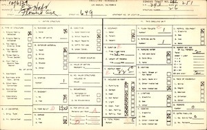 WPA household census for 649 FLOWER AVE, Los Angeles County