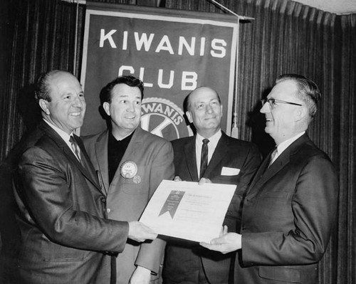 Sepulveda-Mission Hills Kiwanis Club's civic affairs night, 1966