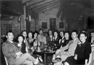 Arthur Hahn, Bernice Cho, Woonha Park, Louisa Hahn, Daniel Kim, Esther Hahn, Walter Hahn at 7 Seas Nightclub