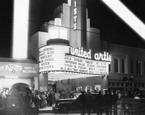 Marquee, United Artists Theater
