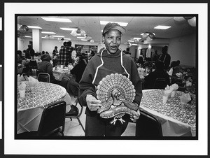 Thanksgiving dinner for homeless people, "Jesus House" Redeemed Christian Church of God, Silver Springs, Maryland