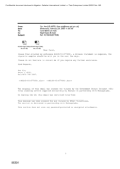 [Letter from Ojo Ken to Carol Martin regarding witness statement]