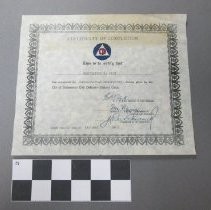 Certificate, Achievement