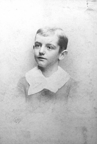 Portrait of William H. Bidwell as a child