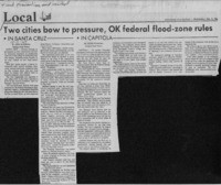 Two cities bow to pressure, OK federal flood-zone rules