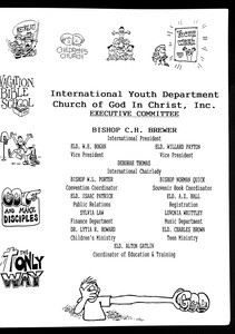 International Youth Department, COGIC, flier