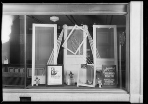 Display of screen doors, Southern California, 1928