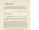 [Affidavit of compliance with Alien Land Law] for Yoshiko Kuwahara, February 21, 1942