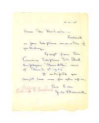 Letter from J. A. Barnard to Isidore B. Dockweiler, March 21, 1945