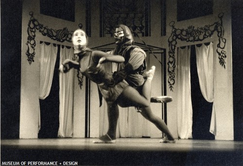 Two dancers in Lew Christensen's "Le Gourmand"