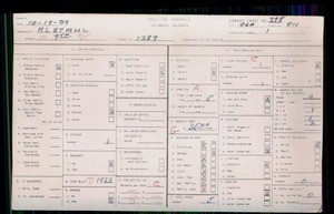 WPA household census for 1289 W 9TH, Los Angeles County