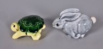 Tortoise and the hare salt & pepper shakers