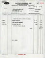 Invoices [to] Herschensohn Productions, Los Angeles, Calif. [from] Capitol Records, Inc., Hollywood, Calif. - April 30-May 10, 1965