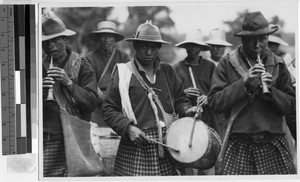 Men's band, Guatemala, ca. 1946