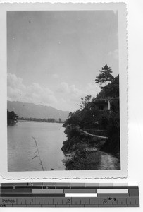 The river running through Soule, China, 1936