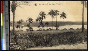 Village along the banks of the Kasai River, Congo, ca.1920-1940