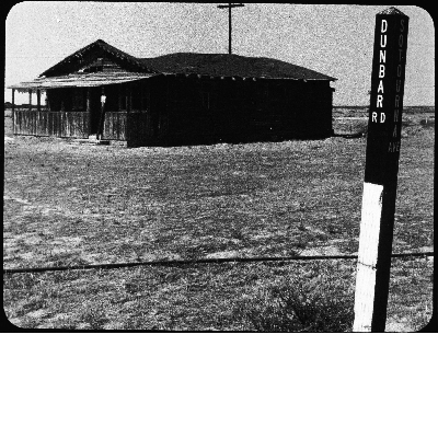 House with front porch, Dunbar Road, Allensworth, California