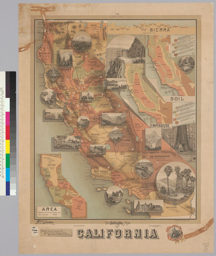 The unique map of California / E. McD. Johnstone