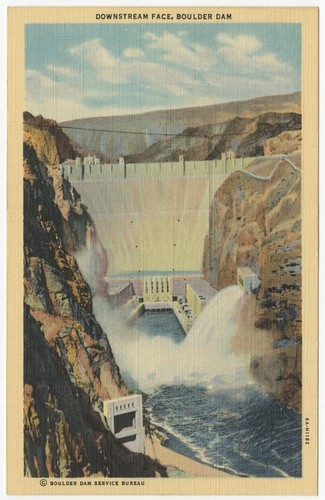 Downstream face, Boulder Dam