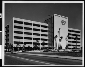 Exterior view of the General Telephone Co. building, Santa Monica, ca.1960