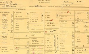 WPA household census for 2422 MALABAR, Los Angeles