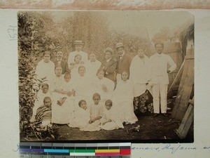 Parish worker together with his family, Antsirabe, Madagascar, ca.1910