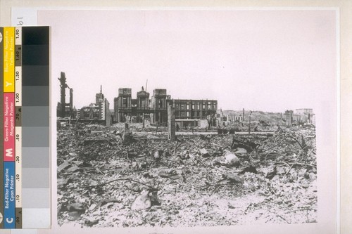 Ruins of St. Ignatius Church. Looking from Fell St. 1906