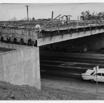 W-X Freeway Overpass Under Construction