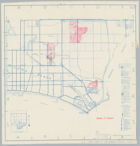 General Highway Map, Los Angeles County, Calif. Sheet 1-G