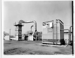 Cooling towers at Fluor Products, Windsor, California, 1964