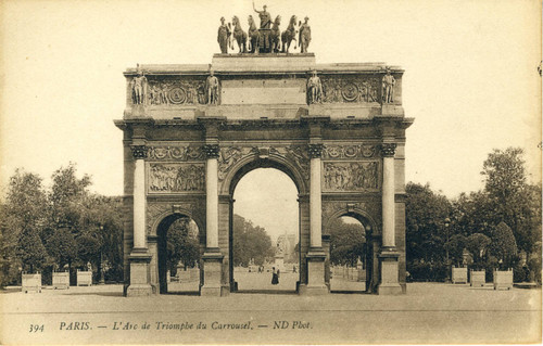 Postcard, L'Arc de Triomphe