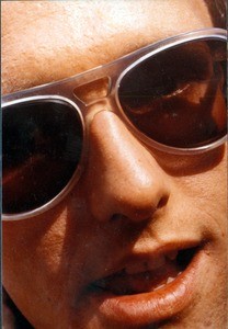 Closeup of John Canalli in sunglasses
