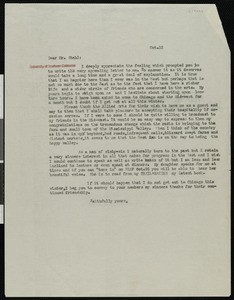 Hamlin Garland, letter, 1926-10-12, to John M. Stahl