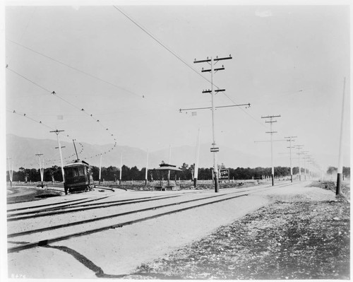 San Marino Station, P.E.R.R., showing Sierra Madre car